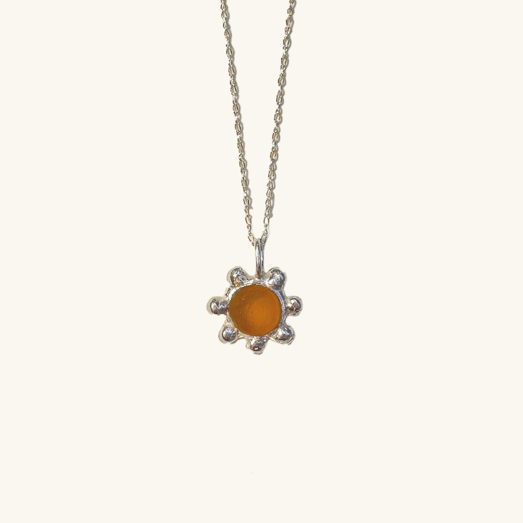 Collar Solsticio minima Naranja